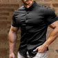 👔 60% DE RÉDUCTION ! ✨ Chemise à Manches Courtes à Boutons pour Hommes – Sans Repassage – Tissu Infroissable, Look Net & Idéal pour l'Été ☀️