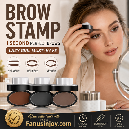 🪄🖌️ Kit tampon à sourcils DELUXE BROWPRO – Application facile, effet naturel et tenue longue durée
