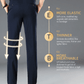 👖 60% DE RÉDUCTION ! 🧵 Pantalon Classique Homme – Tissu Stretch, Coupe Moderne & Confort 24h 👞