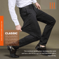 👖 60% DE RÉDUCTION ! 🧵 Pantalon Classique Homme – Tissu Stretch, Coupe Moderne & Confort 24h 👞