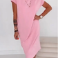 👗🌸😌 OFFRE LIMITÉE 50% DE RÉDUCTION! Robe T-Shirt Douce pour Femme – Avec Poches, Coupe Midi, Légère & Confortable – Parfaite pour Sorties du Week-end, Courses ou Détente à la Maison 🛍️☁️