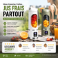 🍊🥤 Blender Portable Sans Fil 450 ml | Écran Numérique LED, Double Couvercle & Mixage 30s