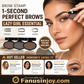 🪄🖌️ Kit tampon à sourcils DELUXE BROWPRO – Application facile, effet naturel et tenue longue durée