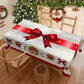 🎄🍽️ Nappe de Noël imprimée en polyester – Motifs festifs, tailles variées et entretien en machine
