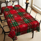 🎄🍽️ Nappe de Noël imprimée en polyester – Motifs festifs, tailles variées et entretien en machine
