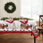 🎄🍽️ Nappe de Noël imprimée en polyester – Motifs festifs, tailles variées et entretien en machine