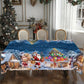 🎄🍽️ Nappe de Noël imprimée en polyester – Motifs festifs, tailles variées et entretien en machine