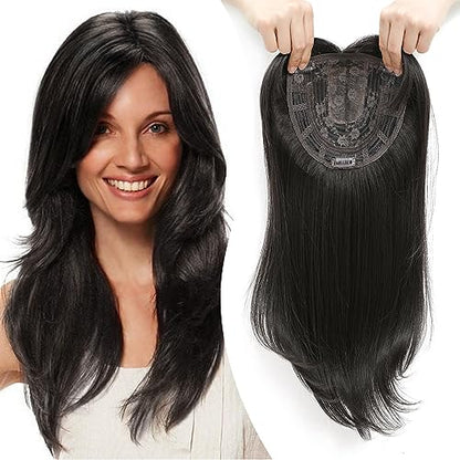 💐50% DE RÉDUCTION ! Postiche Volume Instantané – Couvre les Zones Claires en Douceur ✨💆‍♀️【Offre Flash】