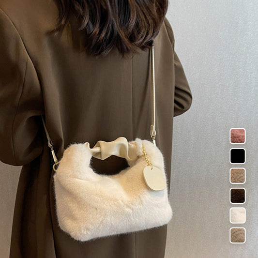🧸 Votre Câlin Quotidien | Sac Femme en Fausse Fourrure ✨【Tous les Jours -50%】