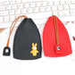 🐇🔑 Étui Porte-Clés en Forme de Lapin – Compact, Souple et Facile à Accrocher