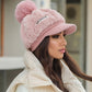 📢📢62% RÉDUCTION DERNIER JOUR! 🎁Le meilleur cadeau pour elle 🎁👒 - chapeau d'hiver pour femme à bord court🥰