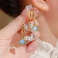 💐50% DE RÉDUCTION ! Boucles d'oreilles ginkgo pour femmes – Cadeau idéal pour toutes les occasions 🎁🌸【Prix Doux】