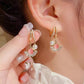 💐50% DE RÉDUCTION ! Boucles d'oreilles ginkgo pour femmes – Cadeau idéal pour toutes les occasions 🎁🌸【Prix Doux】