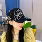 💐50% DE RÉDUCTION ! Casquette Réglable – Maille Légère & Motif Papillon 🎛️⚾【Offre Limitée】