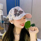 💐50% DE RÉDUCTION ! Casquette Réglable – Maille Légère & Motif Papillon 🎛️⚾【Offre Limitée】