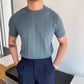 💐60% DE RÉDUCTION ! Pull Manches Courtes Homme – Léger & Aéré pour Mi-Saison 🌿🌞【Offre Limitée】