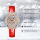 ⌚ 50% DE RÉDUCTION ✨ Montre de mode femme cadran strass – Mouvement quartz & étanche 30M – Bracelet réglable, élégante au quotidien ou pour les occasions spéciales 💎