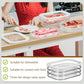 🍱🧊 -60% ! 🌟Boîtes Alimentaires 3 Étages – PET Transparent, Hermétiques & Empilables pour Réfrigérateur Organisé.