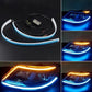 🚨🚘 -60% ! 🌟Bande LED Bi-Couleur Défilement – Étanche, Durable & Installation Facile.