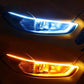 🚨🚘 -60% ! 🌟Bande LED Bi-Couleur Défilement – Étanche, Durable & Installation Facile.