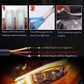 🚨🚘 -60% ! 🌟Bande LED Bi-Couleur Défilement – Étanche, Durable & Installation Facile.