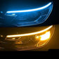 🚨🚘 -60% ! 🌟Bande LED Bi-Couleur Défilement – Étanche, Durable & Installation Facile.