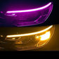 🚨🚘 -60% ! 🌟Bande LED Bi-Couleur Défilement – Étanche, Durable & Installation Facile.