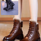 👢 60% DE RÉDUCTION ! 🎉 Bottes Femme Style Vintage – Élégantes, Confortables & Cuir Souple 🍂📦