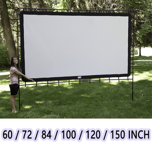 🔥 60% DE RÉDUCTION ! ✨ Écran Projection Portable Extérieur - Pliable et Réglable, Qualité 4K, Soirée Cinéma en Plein Air 🎬🌌