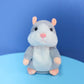 🐹✨ Peluche Hamster Interactif Parlant 15cm – Répétition Vocale Amusante, Hochement de Tête & Peluche Ultra-Douce