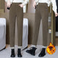 🔥 60% DE RÉDUCTION! 💫 PANTALON CHAUD FEMME - Taille Haute & Doublure Polaire, Confort Optimal pour L'Hiver, Idéal pour Sport et Loisirs ❄️👖