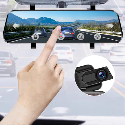💐50% DE RÉDUCTION ! Caméra Recul & Dashcam 10″ Tactile – Écran intégral, réglage facile 🖐️📲【Offre Limitée】