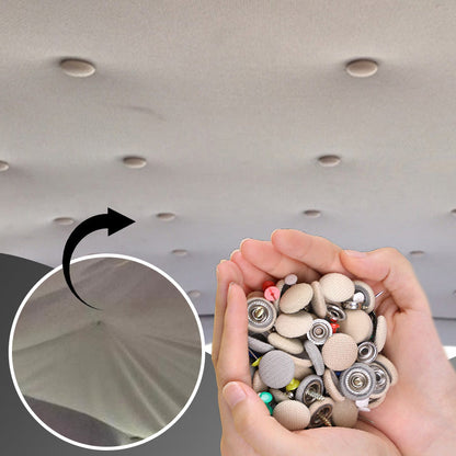 🧰🚘 Kit de Réparation pour Ciel de Toit Automobile – Boutons 20 mm, Vis Courtes et Installation DIY