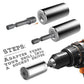 🔧⚙️ Jeu de douilles universelles en nid d’abeille – Tête multifonction, tiges en acier rétractables et formats variés