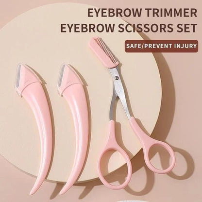 ✂️ ACHETEZ 1, OBTENEZ 1 GRATUIT! 💇‍♀️ Ciseaux à Sourcils avec Peigne – Coupe précise, compact & nomade – Parfait pour des sourcils parfaitement coiffés ✨