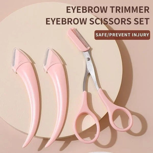 ✂️ ACHETEZ 1, OBTENEZ 1 GRATUIT! 💇‍♀️ Ciseaux à Sourcils avec Peigne – Coupe précise, compact & nomade – Parfait pour des sourcils parfaitement coiffés ✨