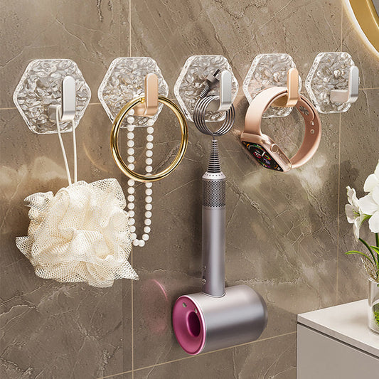 🧩🚫 OFFRE LIMITÉE 50% DE RÉDUCTION! 5 Crochets Muraux Adhésifs Ondulés Sans Perçage – Pas de Perçage, Pas de Dégâts, Forte Adhérence, Étanches & Réutilisables – Parfaits pour Cuisine, Salle de Bain, Chambre & Entrée 🏠✨