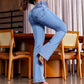 ✨ Silhouette Allongée & Stylée - Jean Taille Haute Évasé - Effet Gainant et Jambes Infinite 【Promo -50%】