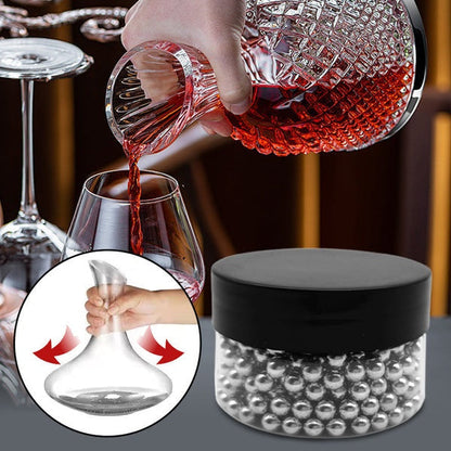 💐50% DE RÉDUCTION ! Billes de Nettoyage pour Carafe à Vin – Éliminent Résidus & Taches 🍷✨【Offre Limitée】