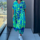 💐50% DE RÉDUCTION ! Robe Élégante Col V – Tissu Respirant, Tendance Décontractée ☕🕊️【Offre Flash】
