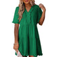 💐 PROMO EXCEPTIONNELLE -50% ! Robe à Volants V-Neck – Tissu Léger, Tombé Parfait 🌷🍃 【Offre Limitée】