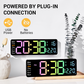 🕐🛒 -50% ! 💡Réveil Numérique LED Coloré – Multifonction, Luminosité Réglable & Double Alarme