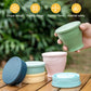 💐60% DE RÉDUCTION ! Tasse Pliable en Silicone 240ml – Ultra-Compacte pour Voyages 🎒🥤【Offre Limitée】