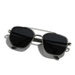 📐🌀🎨 OFFRE LIMITÉE 50% DE RÉDUCTION! Lunettes de Soleil à Double Pont Géométrique – Montures Angulaires Fracassantes, Double Pont, TR-90 Léger – Sortez du Lot avec un Style Futuriste aux Festivals ou dans les Rues 🌃🤘