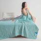 📢❄️ PROMO FLASH 50% ! Couette d'Été Rafraîchissante – Tissu Respirant, Lavable en Machine, Ultra-Douce, Design Bicolore Réversible, 8 Coloris, Idéale Nuits d'Été 💤