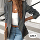 🧥 PROMO LIMITÉE 50% DE RÉDUCTION ! 💥 Veste Élégante Col Revers Bouton – Tissu Doux, Un Bouton, Polyvalente ✨