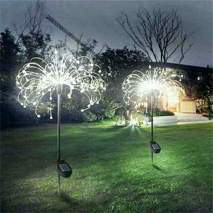 🎁50% de réduction pour une durée limitée🎁Lampe de feu d'artifice de jardin solaire étanche