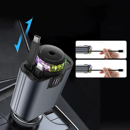 ✈️🔥Chargeur 5 en 1, diffuseur d'arômes et lampe étoilée🔥