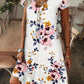 ✨ HOT SALE 2025 – 50% DE RÉDUCTION ! ⌛ Robe Longue Élégante à Col en V et Imprimé Floral pour Femme – Taille Haute, Tissu Coton Respirant & Manches Courtes – Parfaite pour l’Été, les Vacances et les Occasions Spéciales 🌸💃