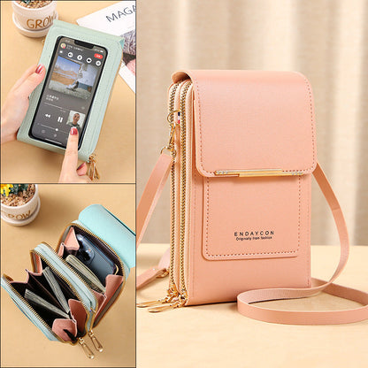 🔥Soldes exceptionnels 50% de réduction -🎁Sacoche pour téléphone portable à écran tactile pour femme🤩